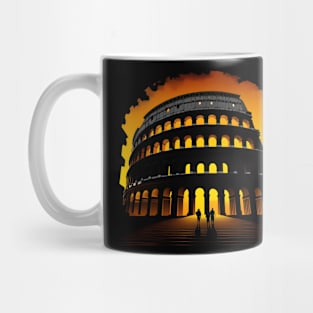 Colosseum  in the sunset Mug